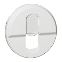 Enjoliveur pour prise RJ45 CÉLIANE - blanc