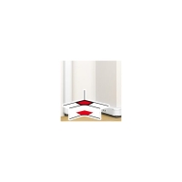 Angle intérieur pour goulotte à clippage direct MOSAIC - 50 x 130 mm - blanc
