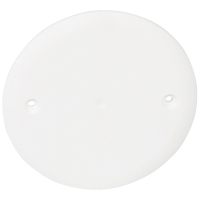 Couvercle rond pour boîte d'encastrement BATIBOX - diam. 85 mm - 1 poste