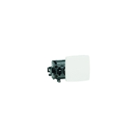 Poussoir appareillage en saillie composable - 6 A - blanc