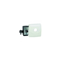 Prise TV mâle composable - blanc