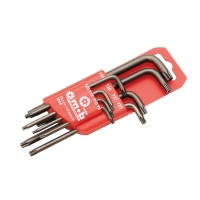 Jeu de clés mâles Torx percé CRV - Diamètre minimal et maximal de la tête : TT9-TT40
