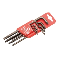 Jeu de clés mâles Torx à tête sphérique - Diamètre minimal et maximal de la tête : T9-T40 - Sphérique
