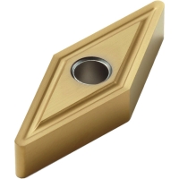 Plaquette de tournage négative carbure VNGG-M1 - Longueur d'arête de coupe : 16,6 mm - Rayon : 0,4 mm - Revêtement : PVD - TS2000