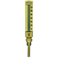 Thermomètre type 35 droit - vertical - 63 mm