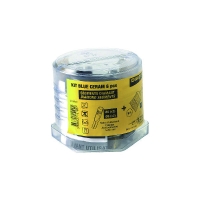 Kit Blue Ceram avec 4 foret diamants, mandrin et pierre à aviver