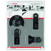 Set 4 lames oscillantes/plongeantes menuisier 2608661696