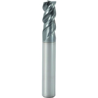 Fraise à rainurer/dresser 553 carbure - Diamètre : 10 mm - Revêtement : SIRON-A - Nombre de dents : 3 - Longueur de coupe : 22 mm - Queue cylindrique