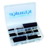Assortiment de gaines thermorétractables THERMOBOX PLF 100 - 9 tailles - diam. 1,2 à 19,1 mm