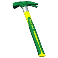 Marteau de coffreur BATIPRO aimanté avec manche NOVAMAX®