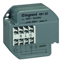 Télérupteur unipolaire - 10AX - 250 V - 50-60HZ
