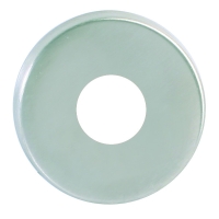 Rosace ronde pour gaine technique - paire - inox