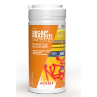 Lingettes DECAP'GRAFFITI pour surfaces fragiles - boîte de 75