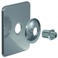 Cache pour platine de fixation de robinetterie ROBIFIX monotrou