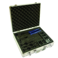 Pince manuelle pour écrou à sertir E-360NH-S - M3-6 mm avec 4 tirants et assortiment d'écrous à sertir en coffret