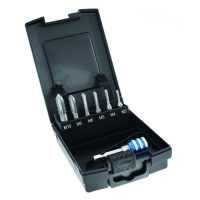 Coffret de 6 tarauds HSS queue hexagonale + 1 Porte-embout Quick change 1050307