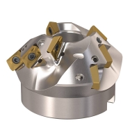 Porte-plaquettes de fraisage R220.49-0035-22-XO12-45.3A - Type de plaquette : XO12 - Diamètre : 35 mm - Profondeur de coupe maximale : 22,5 mm - 3 dents