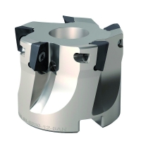 Fraise à surfacer dresser turbo R220.69-0080-12-7AN - Type de plaquette : XO12 - Diamètre : 80 mm - Profondeur de coupe maximale : 11 mm - 7 dents