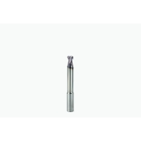 Fraise à rainurer/dresser 4210 carbure - Diamètre : 4 mm - Revêtement : MEGA-T - Nombre de dents : 2 - Longueur de coupe : 5 mm - Queue cylindrique