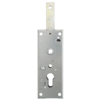 Serrure de porte de garage à fermeture haute verticale pour cylindre européen