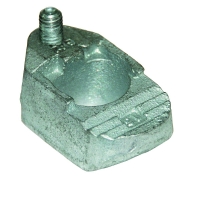 Crapaud type BE1 réglable plein galvanisé M16 5704-16