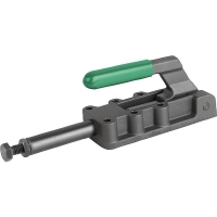 Sauterelle pousser tirer 5840 - Force de retenue 6000 N - Capacité de serrage 3000 N - Longueur totale 127 mm - Hauteur totale 63 mm - Taille broche de pression M8