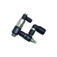 Clapet anti-retour piloté avec régleur et purge série 7894 - mâle - G1/2" - 12 mm - polymère - 7894 12 21