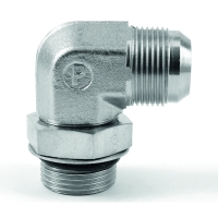 Raccord de tube à goujon série TRIPLE-LOK type C4OMXS - mâle - 14-15-16 mm - 1/2" - acier - coudé - BSPP - 10C4OMXS