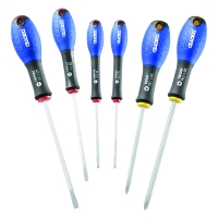 Jeu de 6 tournevis Plat et Phillips®