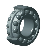 Roulement à rotule sur billes à 2 rangées série 1200-S - Diamètre intérieur : 30 mm - Diamètre extérieur : 62 mm - Largeur : 16 mm