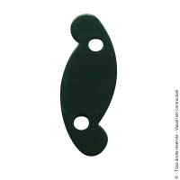 Contre-plaque pour arrêt de volet BLOC VOLET noir