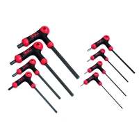 Jeu de 8 clés mâles 6 pans sphériques avec poignée 67PT-J8