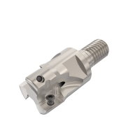 Fraise à surfacer dresser R217.69-1225.RE-10-4A - Type de plaquette : XO10 - Diamètre : 25 mm - Profondeur de coupe maximale : 9 mm - 4 dents