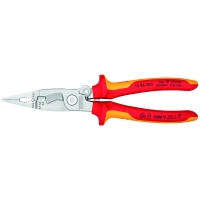 Pince multifonctions chromée isolée 1 000 V - 200 mm