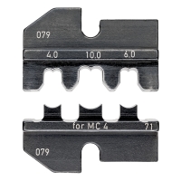 Profil de sertissage 50 x 10 mm pour connecteurs solaires Multi-Contact 4 - 4-10 mm²