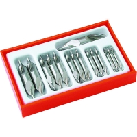 Coffret de forets à centrer JEU 110 HSS - Plage de diamètres 1 à 12 mm - Nombre de pièces 15