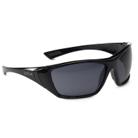 Lunettes à branches HUSTLER verres fumés - noir