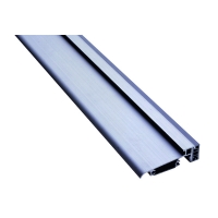 Seuil de porte d'entrée aluminium PL70RT largeur 70 mm longueur 6030 mm