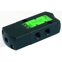 Distributeur électropneumatique série 551 -  Nombre d'orifices et position 3/2 - Fonction centre fermé - Diamètre de raccordement G1/4" - Type de commande électropneumatique