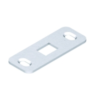 Gâche basse inox DS6358 pour verrou à plaquer DANAOS diamètre 10 mm