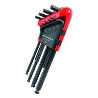 Jeu de clés mâles longues tête sphérique 83SH.JP8AU - Diamètre minimal et maximal de la tête : 3/32" à 3/8" - Sphérique