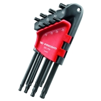 Étui de 8 clés mâles Torx® longues tête sphérique 89S.JP8A - T10 à T45