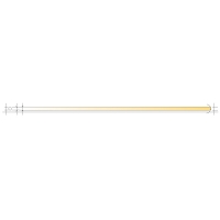 Manche de balai de cantonnier 180 cm en bois dur