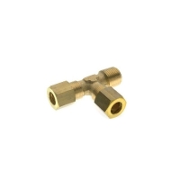 Raccord à compression Té à piquage latéral 1323 - 3/8 - 10 mm - laiton