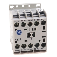 Mini-contacteur auxiliaire 700-K22Z-ZJ - 4 pôles - 2NO+2NF - 10 A - Tension d'actionnement : 24 VCC