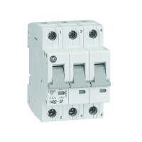 Disjoncteur modulaire série 1492-SPM - courbe D - 3 pôles - 8 A - 1492-SPM3D080