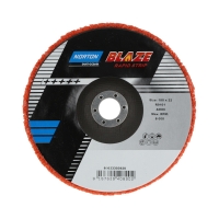 Disque abrasif appliqué BLAZE RAPID STRIP T27 - 178 x 12 x 22 mm - diamètre180 mm - Grain 1 (très gros)