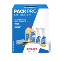 Nettoyant PACK ENTRETIEN - 1 Nettoyant dégraissant Quickaex Pro + 1 Nettoyant ménager Aexaclean + 1 Liquide vaisselle + 1 Nettoyant vitres Top’Vitres + 1 Serpilliere Microfibre Max Pro + 2 éponges végétales grattant vert + 1 éponge bordée végétale