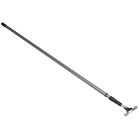 Manche télescopique pour platoir avec articulation orientable - 1,64 à 3 mètres