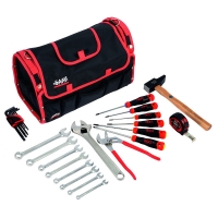 Caisse textile 1er équipement avec outils 30 L avec 28 outils